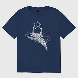 Футболка оверсайз женская ВВС России, цвет: тёмно-синий