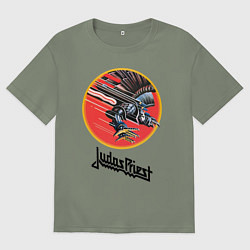 Женская футболка оверсайз JUDAS PRIEST