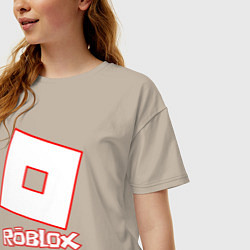 Футболка оверсайз женская ROBLOX, цвет: миндальный — фото 2