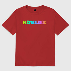Футболка оверсайз женская ROBLOX, цвет: красный