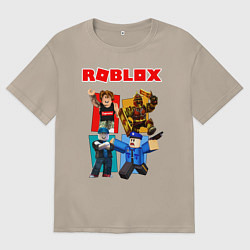Футболка оверсайз женская ROBLOX, цвет: миндальный