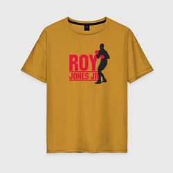Футболка оверсайз женская Roy Jones Jr, цвет: горчичный
