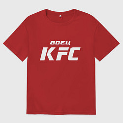 Женская футболка оверсайз Боец KFC