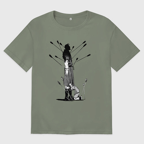 Женская футболка оверсайз Vinland saga / Авокадо – фото 1