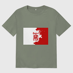 Футболка оверсайз женская Sabaton, цвет: авокадо