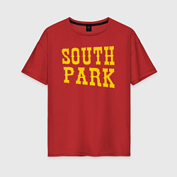 Футболка оверсайз женская SOUTH PARK, цвет: красный