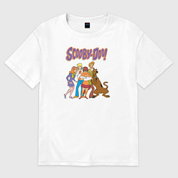 Футболка оверсайз женская Scooby-Doo, цвет: белый