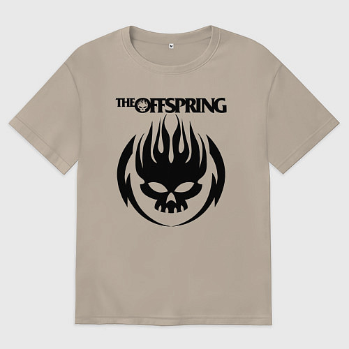 Женская футболка оверсайз THE OFFSPRING / Миндальный – фото 1