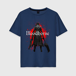 Футболка оверсайз женская Bloodborne, цвет: тёмно-синий