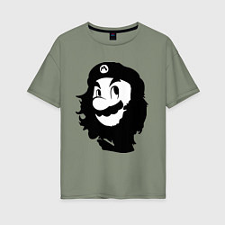 Футболка оверсайз женская Che Mario, цвет: авокадо