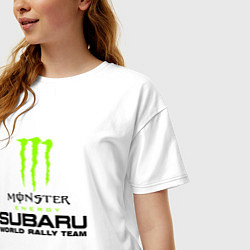 Футболка оверсайз женская MONSTER ENERGY Z, цвет: белый — фото 2