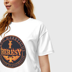 Футболка оверсайз женская Ordo hereticus, цвет: белый — фото 2