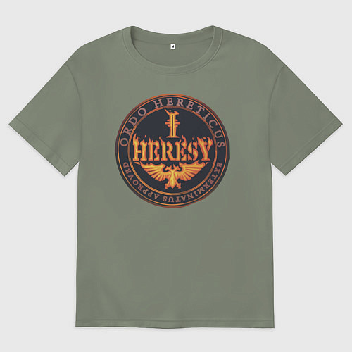 Женская футболка оверсайз Ordo hereticus / Авокадо – фото 1