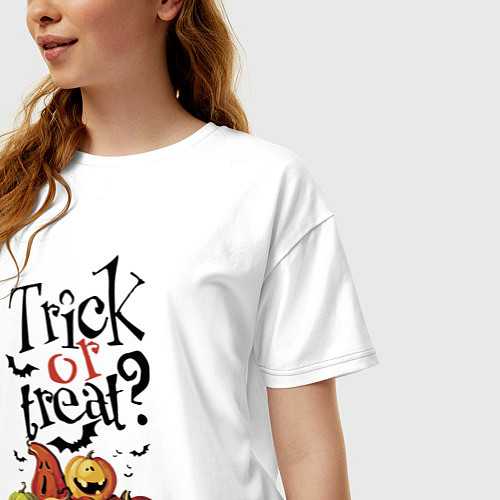 Женская футболка оверсайз Кошелек или жизнь! / Белый – фото 3