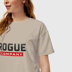Футболка оверсайз женская Rogue Company, цвет: миндальный — фото 2