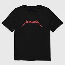 Футболка оверсайз женская And Justice For All Metallica, цвет: черный