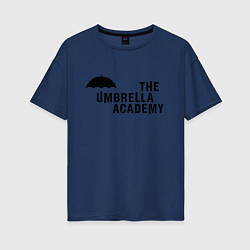 Футболка оверсайз женская Umbrella Academy, цвет: тёмно-синий