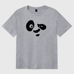 Женская футболка оверсайз Панда
