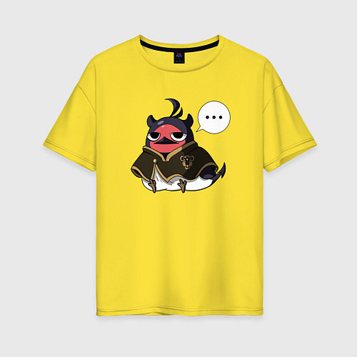Женская футболка оверсайз Nero bird / Желтый – фото 1