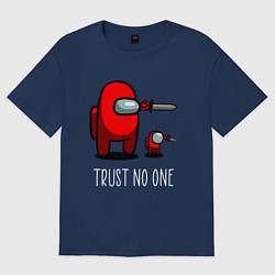 Футболка оверсайз женская AMONG US, цвет: тёмно-синий