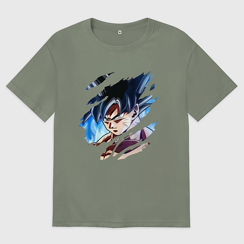 Женская футболка оверсайз Dragon Ball / Авокадо – фото 1