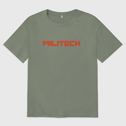 Футболка оверсайз женская Militech, цвет: авокадо