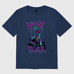 Футболка оверсайз женская Zombi, цвет: тёмно-синий