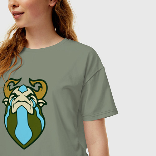 Женская футболка оверсайз Фурион Dota 2 / Авокадо – фото 3