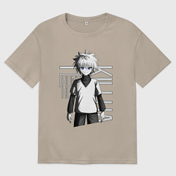 Женская футболка оверсайз Киллуа Золдик