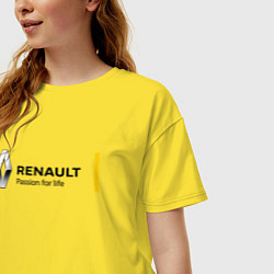 Футболка оверсайз женская RENAULT, цвет: желтый — фото 2