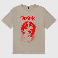 Футболка оверсайз женская BERSERK, цвет: миндальный