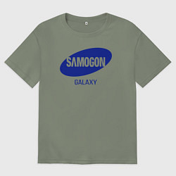 Футболка оверсайз женская Samogon galaxy, цвет: авокадо