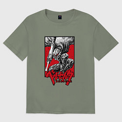 Футболка оверсайз женская BERSERK БЕРСЕРК, цвет: авокадо