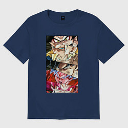 Женская футболка оверсайз GOKU ГЕРОИ АНИМЕ ГОКУ