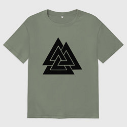 Футболка оверсайз женская Валькнут Valknut Z, цвет: авокадо