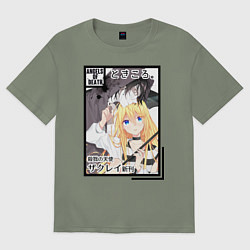 Футболка оверсайз женская Ангел кровопролития, цвет: авокадо