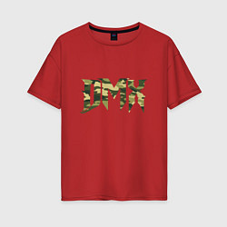 Женская футболка оверсайз DMX Soldier