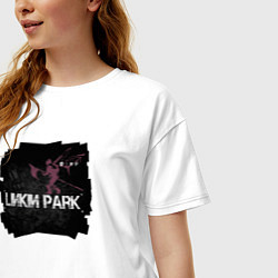 Футболка оверсайз женская Linkin Park LP 202122, цвет: белый — фото 2