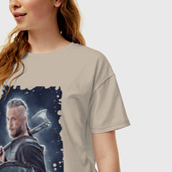 Футболка оверсайз женская Рагнар, цвет: миндальный — фото 2