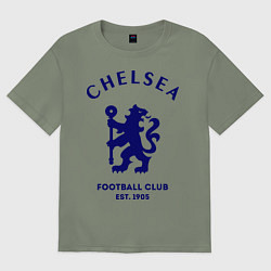 Футболка оверсайз женская Chelsea Est. 1905, цвет: авокадо