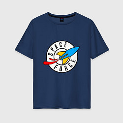 Женская футболка оверсайз Сила Космоса