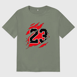 Футболка оверсайз женская Bulls 23, цвет: авокадо