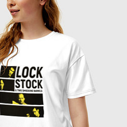 Футболка оверсайз женская Lock, Stock and Two Smoking Barrels 1998, цвет: белый — фото 2