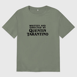 Футболка оверсайз женская Quentin Tarantino, цвет: авокадо