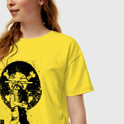 Футболка оверсайз женская Луффи One Piece Большой куш, цвет: желтый — фото 2