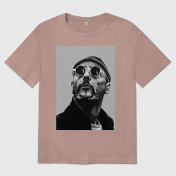 Женская футболка оверсайз Leon