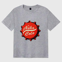 Футболка оверсайз женская Nuka Cola Fallout, цвет: меланж