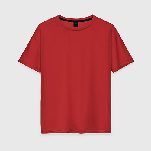 Женская футболка оверсайз ВАЛЬХАЛЛА БАНДА / Красный – фото 1