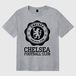 Футболка оверсайз женская Chelsea FC: Emblem, цвет: меланж