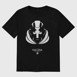 Футболка оверсайз женская Anti-Mage из Доты 2 Magina, цвет: черный